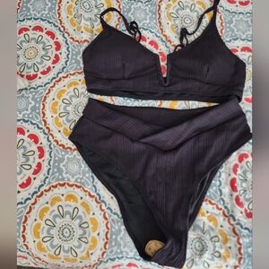 Ribbed Two-Piece Bikini Set